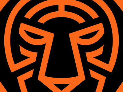Tiger Logo Close-up brand design illustration logo logo design maney imagination monoline tiger tiger logo vector