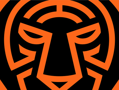 Tiger Logo Close-up brand design illustration logo logo design maney imagination monoline tiger tiger logo vector