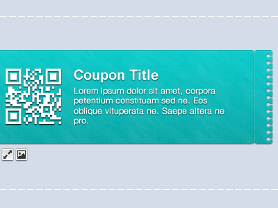 Coupon application coupon detail generator texture ui web app