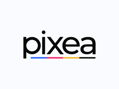 pixea brand branding design flat graphic design icon identity lettering logo minimal type typography vector