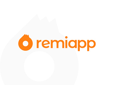 remiapp brand branding design flat graphic design icon identity lettering logo minimal typography vector