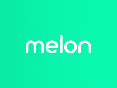 melon brand branding design flat graphic design identity lettering logo minimal os typography vector