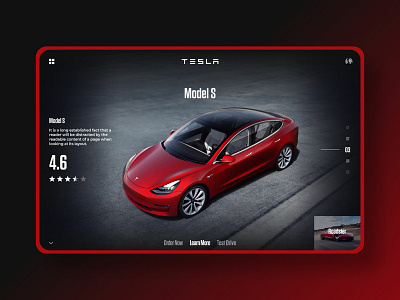 UI Concept cars design model s tesla ui uiconcept ux