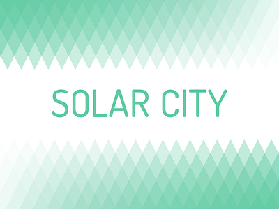 Solar City Branding Concept