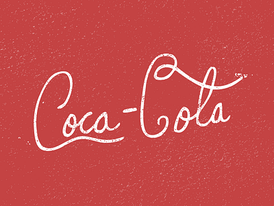 Hand Drawn Coca Cola Logo branding coca cola coke drawn hand drawn lettering logo soda