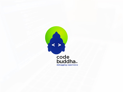 Code Buddha blue buddha code coding debug developer experience green