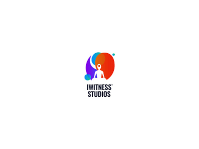 Iwitness Studios Identity brand color company design identity production studio vibrant witness