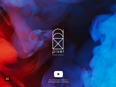 Pixel Logo - Design Channel adobe ai branding design illustration logo youtube