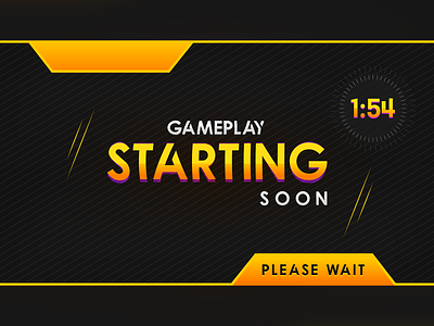 stream starting soon background background design branding design game gaming illustration stream overlay streamer streaming twitch vector youtube