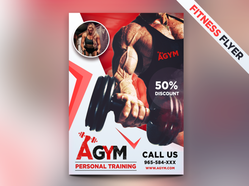 Gym Flyer - Personal Training by Ammad khan on Dribbble