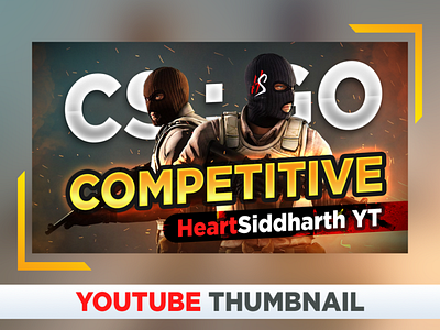 CS GO YouTube thumbnail csgo fiverr gaming channel graphic design thumbnail thumbnails youtube youtube channel youtube thumbnail