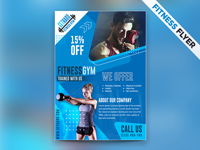 Fitness Personal Training Flyer by Ammad khan on Dribbble