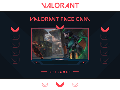 valorant Game facecam Illustration