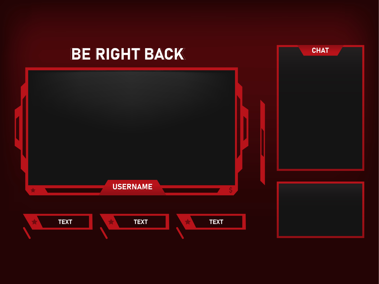 Stream Be Right Back Screen by Ammad khan on Dribbble