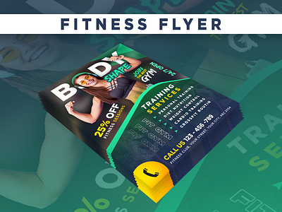 fitness flyer Design