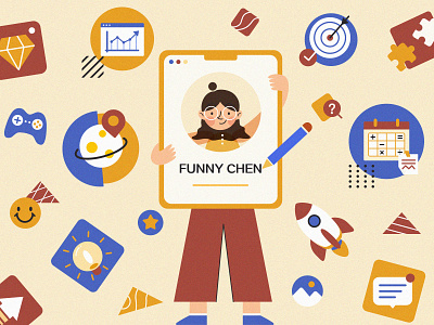 Illustration exercises-1 art cute design dribbble illustration people