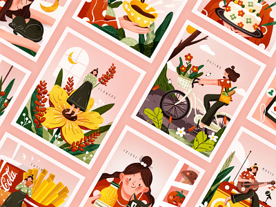 A LITTLE THING art cute design dribbble illustration people