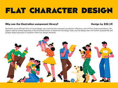 FLAT CHARACTER DESIGN -10 art design dribbble illustration people