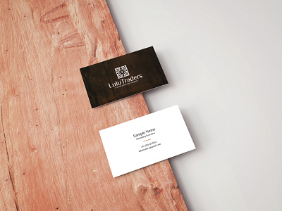 Business Card for Lulu. branding business card clean design flat icon logo logodesign minimal simple logo wood