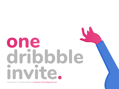 Dribbble Invite.