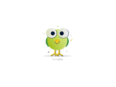 NanoBird clean color design dribbble flat icon illustration minimal typography ui vector