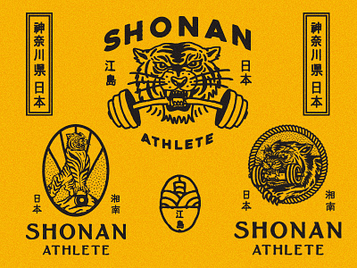 Design for Shonan Athlete illustration japan logo oriental