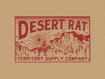 Design for Territory Supply, AZ art artwork branding design direction graphic illustration lettering logo oriental packaging typography
