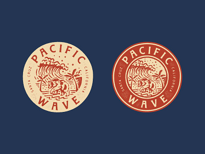 Design for Pacific Wave, Santa Cruz, CA branding design graphic graphicdesign illustration lettering logo packagedesign typography