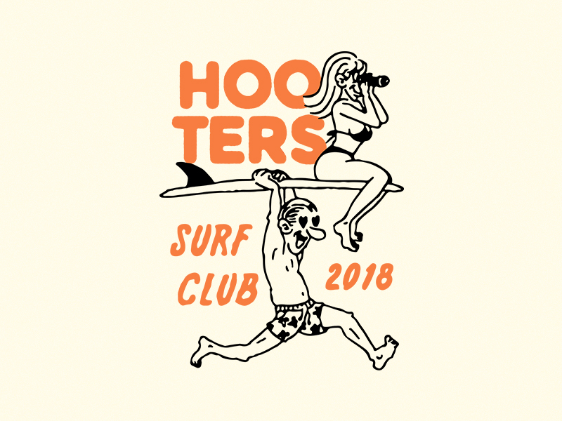 Design for Duvin x Hooters Collaboration by Risewise on Dribbble