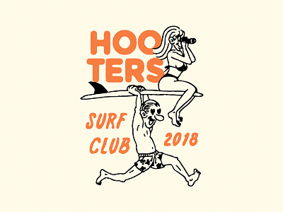 Design for Duvin x Hooters Collaboration branding design graphic graphicdesign illustration lettering logo packagedesign typography