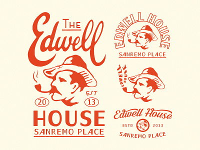 Edwell House appreldesign art artwork branding character design direction graphic graphicdesign icon illust illustration lettering logo packagedesign packaging type typography vector vintage