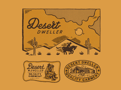 Desert Dweller appareldesign art artwork branding design direction graphic graphicdesign illust illustration lettering logo packagedesign packaging type typography vintage