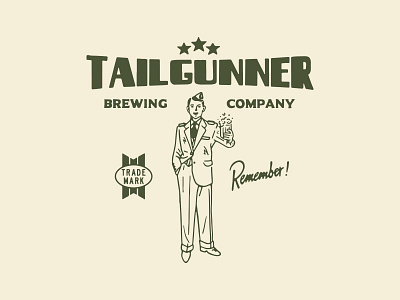 Tailgunner Brewing Co. appareldesign art artwork branding design direction graphic graphicdesign illust illustration lettering logo packagedesign packaging type typography vintage