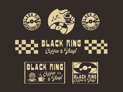 Design exploration for Black Ring Coffee, Long Beach, CA