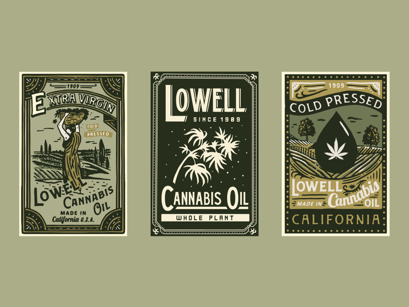 Lowell Farms vintage typography packaging packagedesign logo lettering illustration illust graphicdesign graphic direction design branding artwork art