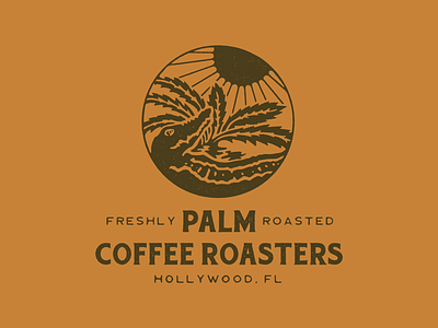 Palm Coffee Roasters artwork branding design direction graphicdesign illustration lettering logo packagedesign packaging typography vintage