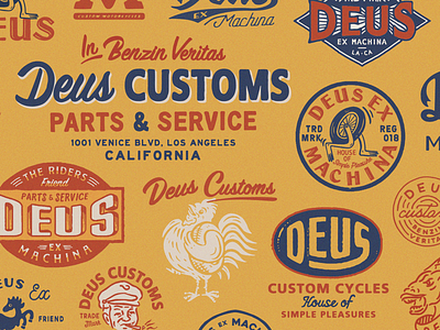 Deus Customs appareldesign artwork branding deusart direction graphic graphicdesign illust illustration