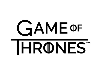 Game of Thrones Sans-Serif Logo
