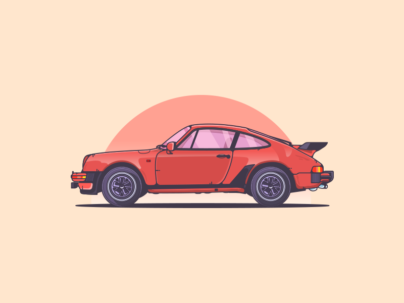 A Porsche 911! by Mahamud Hassan on Dribbble