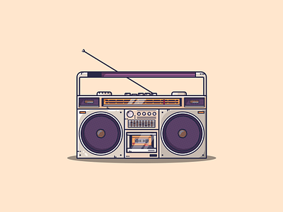 Boombox by Mahamud Hassan on Dribbble