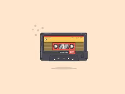 A tape cassette by Mahamud Hassan on Dribbble