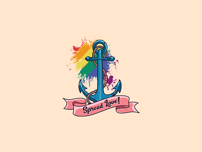 T-shirt illustration for LGBTQ community