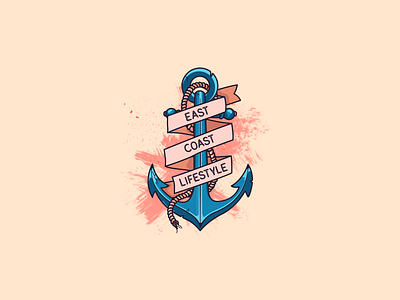 T-shirt illustration - East Coast Lifestyle