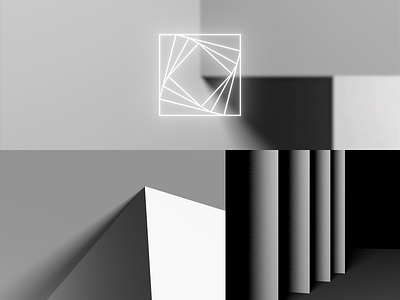 MOOR animation black brand identity design geometric grey intro logo off white presentation