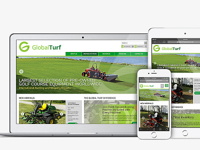 Website Redesign for Global Turf