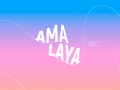 Amalaya Sonora's Music Festival beach brand design color colors fest festival font gradient graphicdesign illustration inspiration lines logo logo design logotype music typogaphy vector