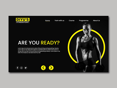 Fitness Website Concept