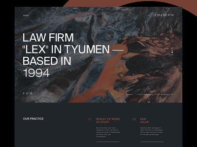 Law Firm business typogaphy ui ui ux design web deisgn webdesign
