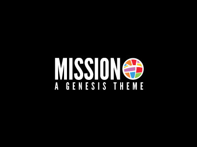 Mission Logo genesis logo stained glass wordpress