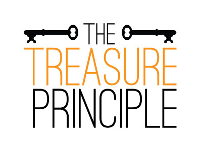 Treasure Principle Logo black key ostrich sans treasure yellow